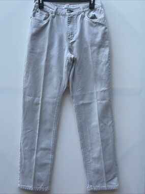 Tommy Hilfiger Cream High-Rise Jeans Size 4